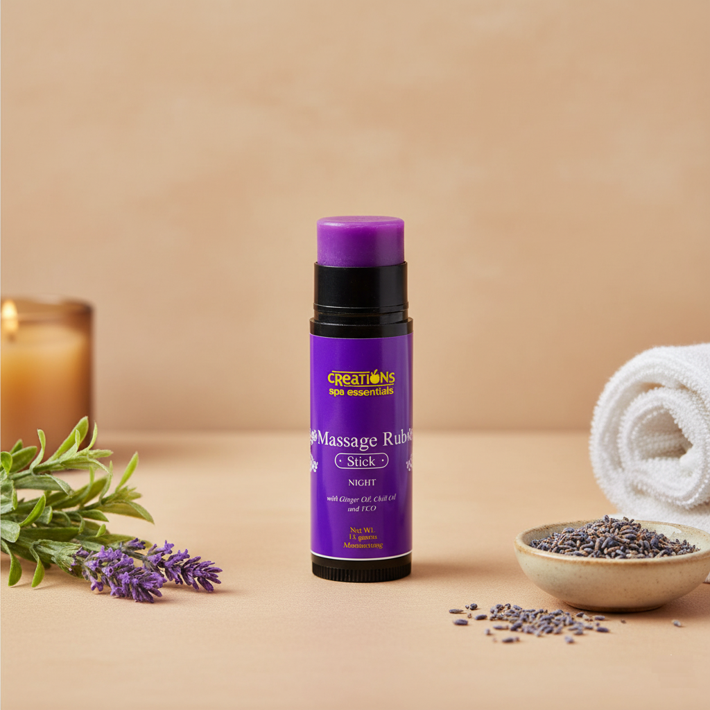 Creations Spa Essentials Massage Rub Stick – NIGHT (Lavender) | 15g