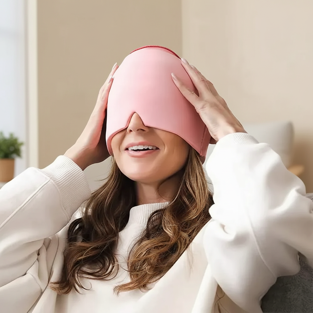 Heated Head Wrap – Compression & Warmth Relaxation Cap