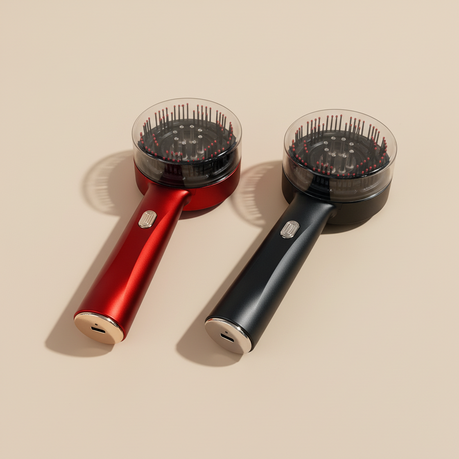 Red Light Scalp Massager Brush