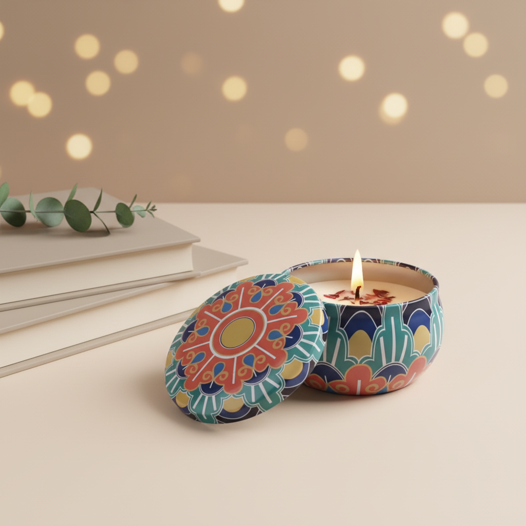 Air Scented Soy Candle – Vanilla | Home Aromatherapy & Relaxation Gift (85 g)