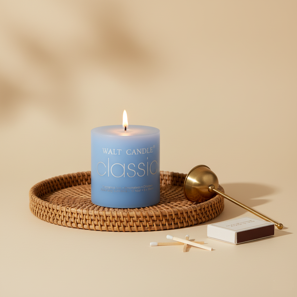 SS CLASSIC Smokeless Scented Candle – Ocean | Alcohol-Free Aromatherapy Candle (90 g)