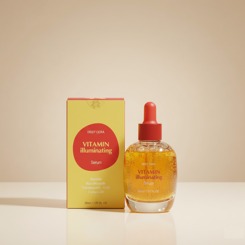 Deep Cera Vitamin Illuminating Serum 30ml | Acerola + Niacinamide + Tranexamic Acid + Ceramide