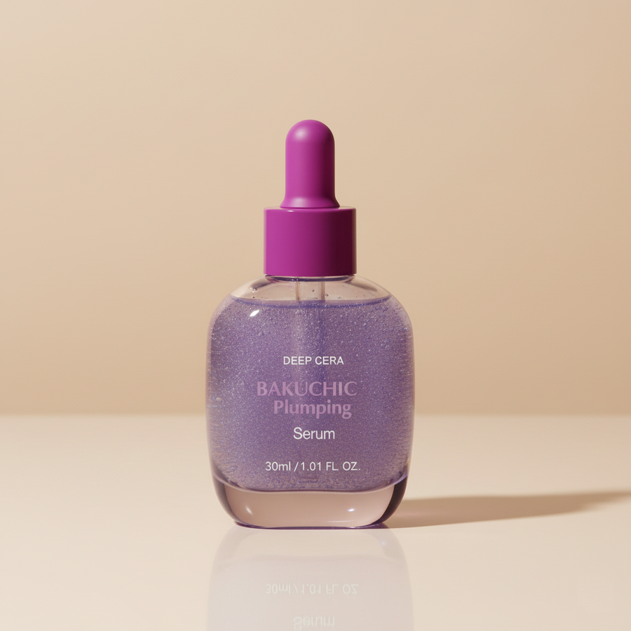 Deep Cera Bakuchiol Plumping Serum 30ml | Bakuchiol + Peptide + Collagen + Ceramide