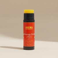 Creations Spa Essentials Massage Rub Stick – ZEST (Sweet Citrus) | 15g