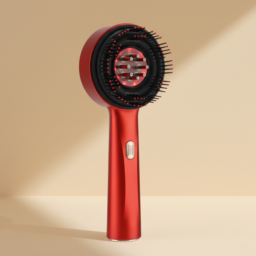 Red Light Scalp Massager Brush