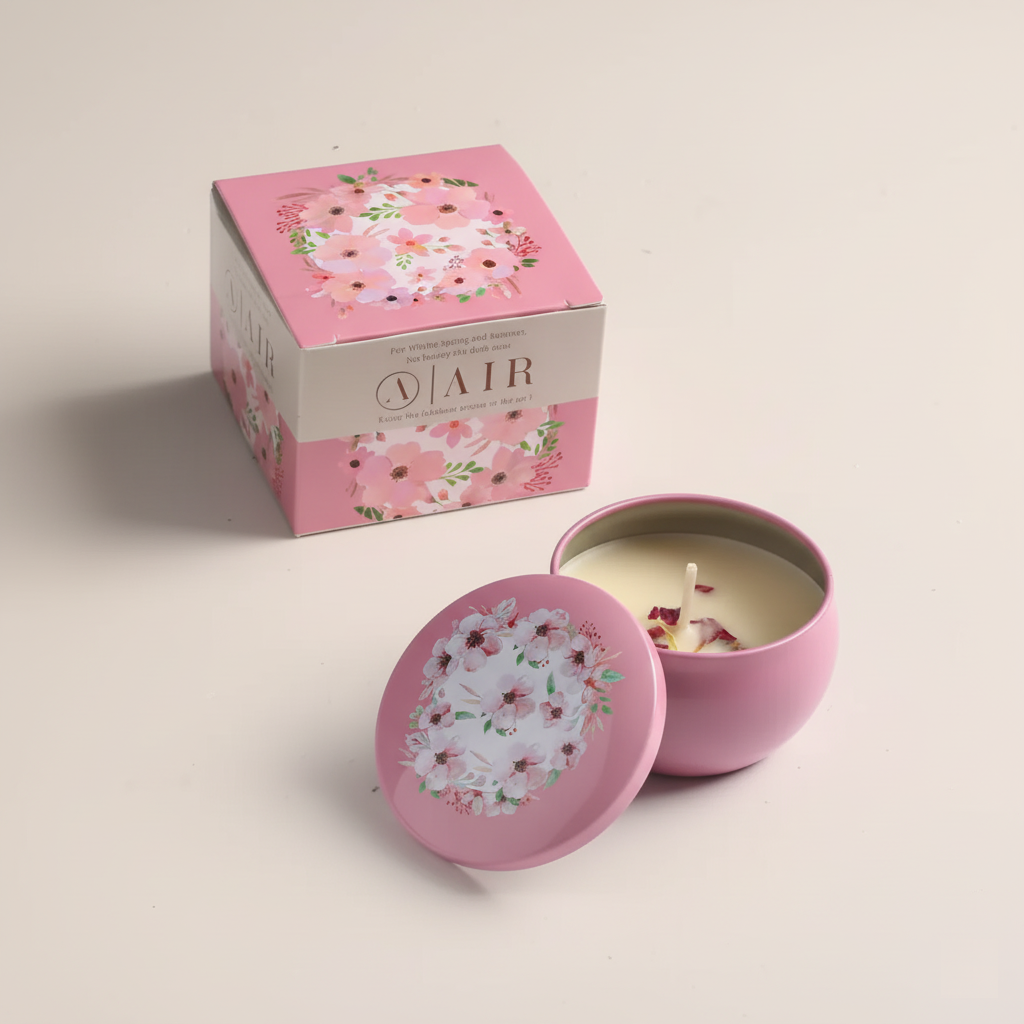 Air Scented Soy Candle – Jasmine | Home Aromatherapy & Relaxation Gift (85 g)