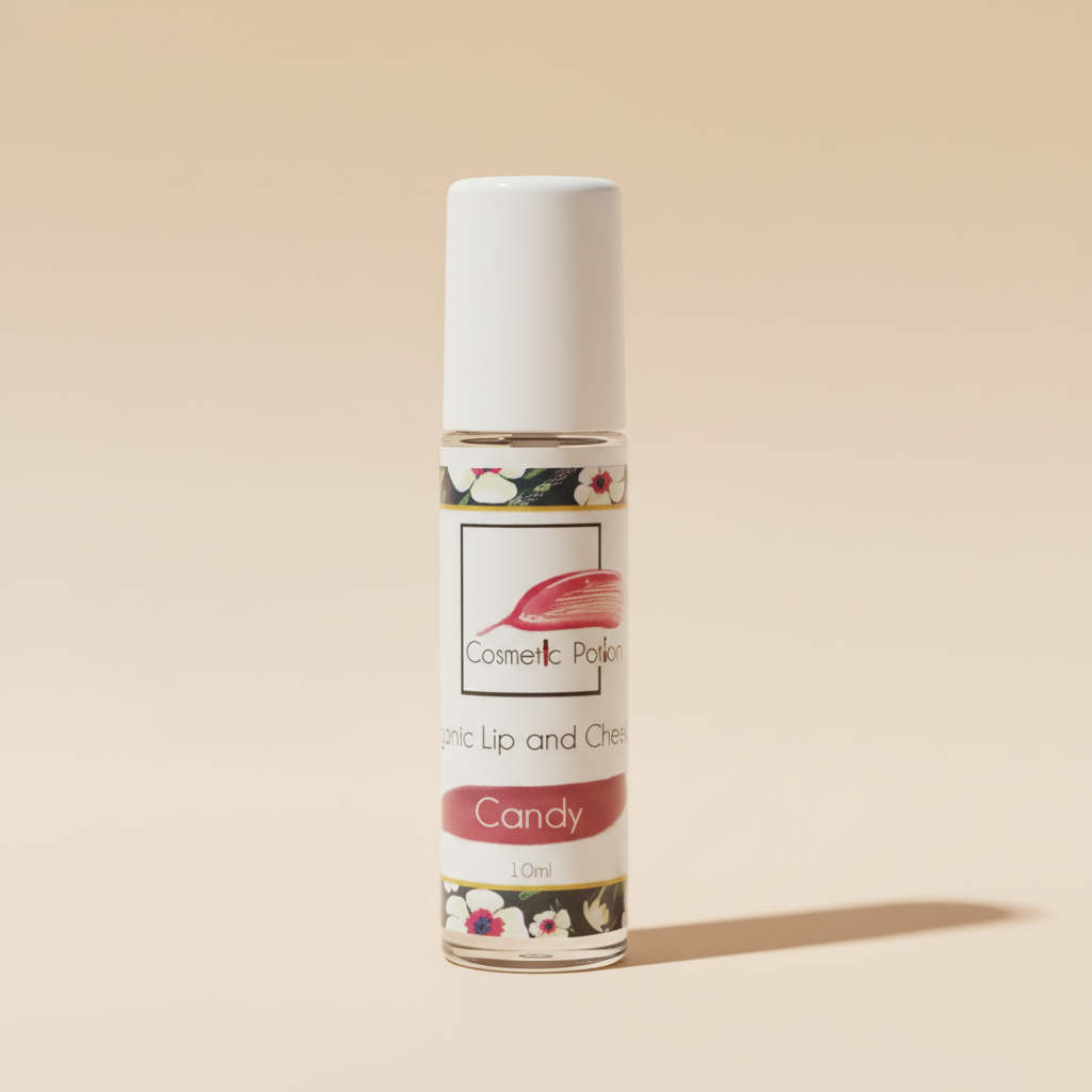 Cosmetic Potion Organic Lip & Cheek Tint | 10 ml (Roll-On)