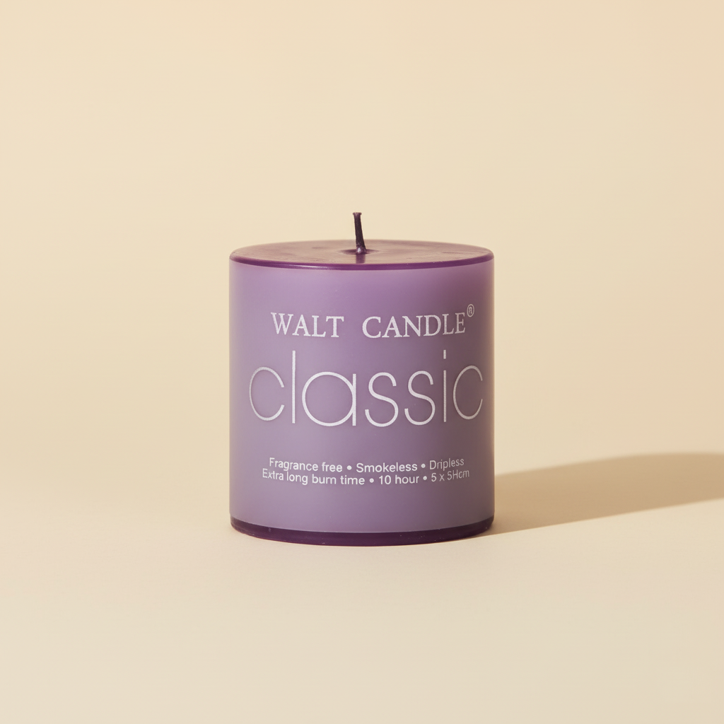 SS CLASSIC Smokeless Scented Candle – Lavender | Alcohol-Free Aromatherapy Candle (90 g)
