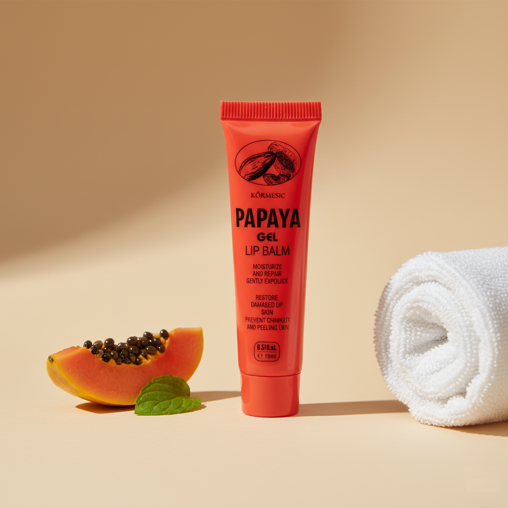 Kormesic Papaya Gel Lip Balm – Dark Spot & Brightening Lip Treatment | 15ml