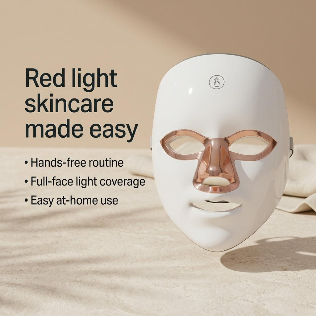 LED Red Light Therapy Face Mask – Series 2 | 7-Light Home Skincare Device