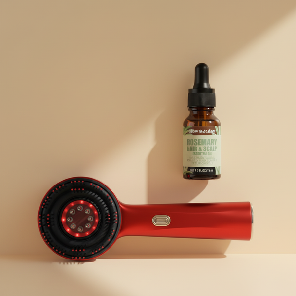 Scalp Care Bundle – Red Light + Rosemary Oil